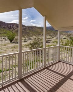 view from porch Borrego Springs, California