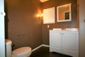 bathroom of a tiny home in Borrego Springs